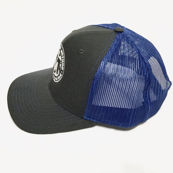 Mathias Method Snapback Hat - Charcoal/Royal Blue - Strength World