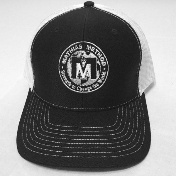 Mathias Method Snapback Hat - Black/White - Strength World