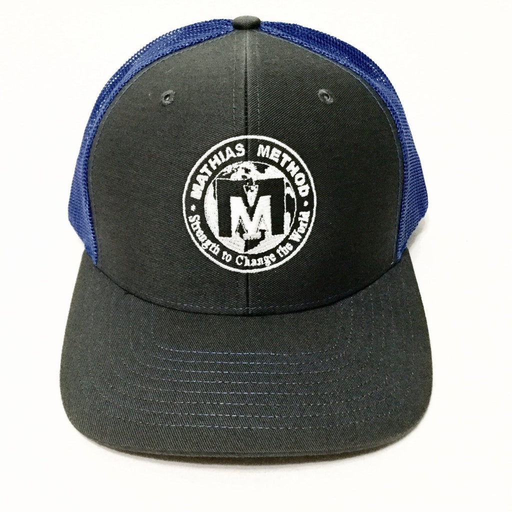Mathias Method Snapback Hat - Charcoal/Royal Blue | Strength World ...